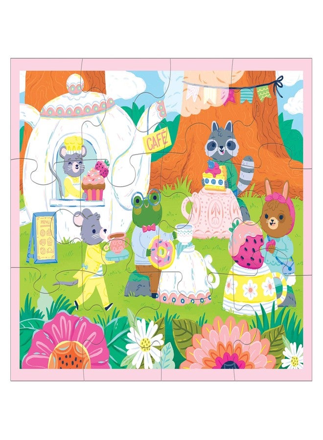 Mudpuppy Tea Party Pouch Puzzle - Image 2